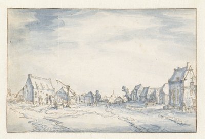 Dorfszene von Claes Jansz. Visscher (II) (attributed to)