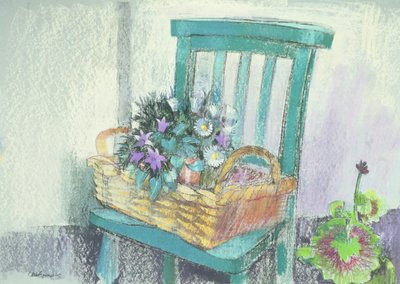 Glockenblumen und Gänseblümchen von Claire Spencer