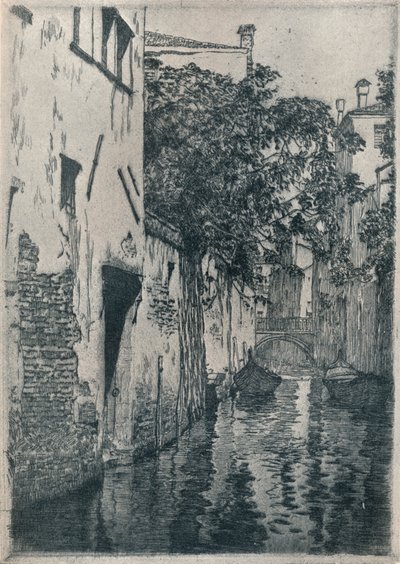San Agostino Kanal, Venedig, ca. 1905-1915 von Clarence Gagnon