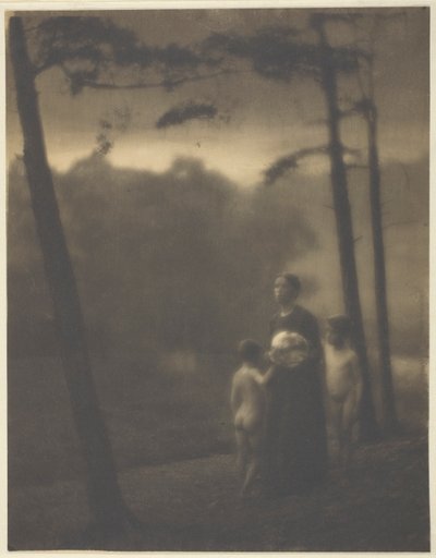 Abend—Mutter und Jungen von Clarence H. White