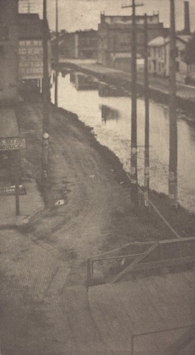 Telegrafenmasten von Clarence H White
