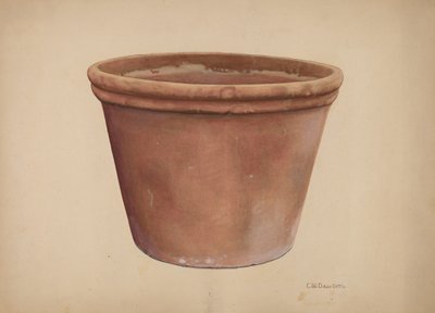 Blumenvase von Clarence W. Dawson