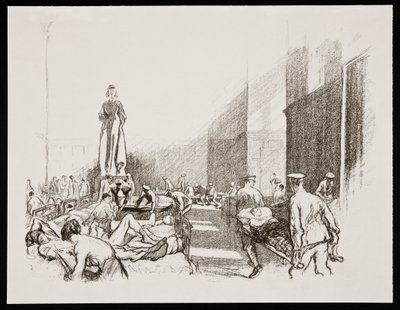 Im Krankenhaus in England, 1917 von Claude Allin Shepperson