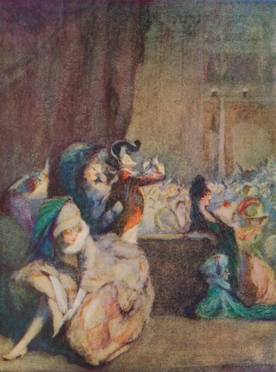 Szene beim Maskenball, 19. Jahrhundert von Claude Allin Shepperson