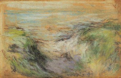 Ein Weg zwischen Dünen zum Meer von Claude Emile Schuffenecker
