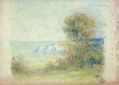 Felsen bei Étretat von Claude Emile Schuffenecker