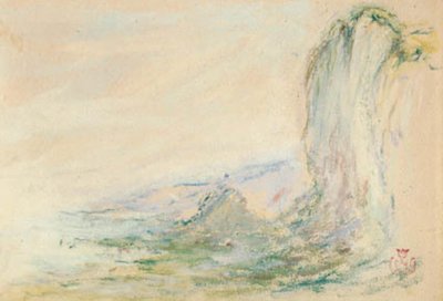 Die Felsen bei Étretat bei Ebbe von Claude Emile Schuffenecker
