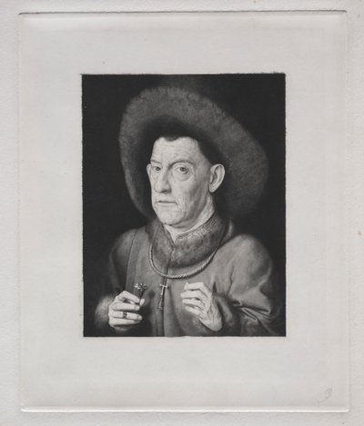 Mann mit Nelke von Claude Ferdinand Gaillard