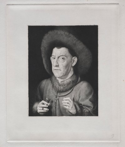 Mann mit einer Nelke von Claude Ferdinand Gaillard