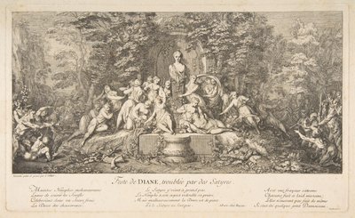 Das Fest der Diana von Claude Gillot