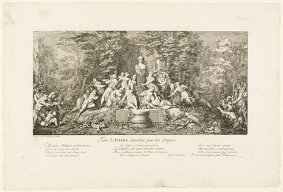 Fest der Diana von Claude Gillot