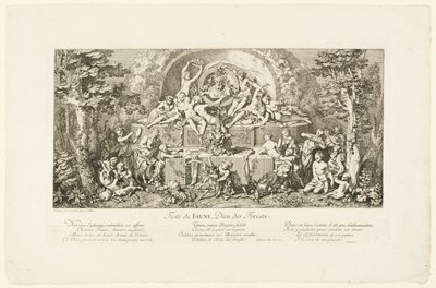 Fest des Fauns von Claude Gillot