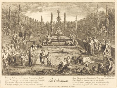 Die Begräbnisriten von Claude Gillot