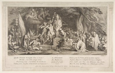 Die Leidenschaft für Reichtum, n.d. von Claude Gillot