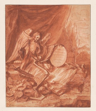 Vanitas-Allegorie von Claude Gillot