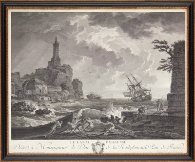 Französische Stahlstiche von Claude Joseph (after) Vernet