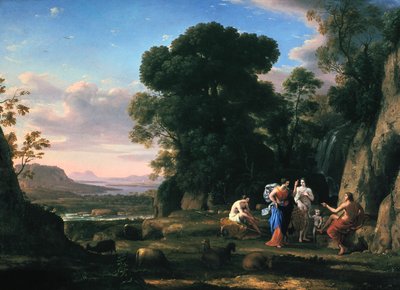 Das Urteil des Paris 1645-1646 von Claude Lorrain