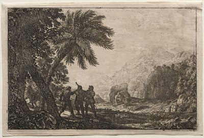 Landschaft mit Räubern, 1633 von Claude Lorrain