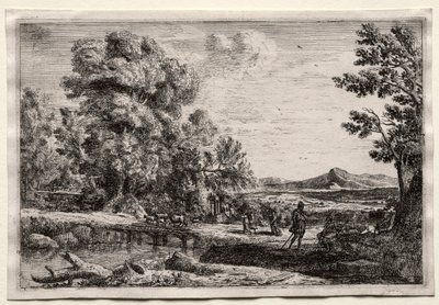 Die Holzbrücke von Claude Lorrain