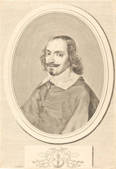 Kardinal Jules Mazarin von Claude Mellan