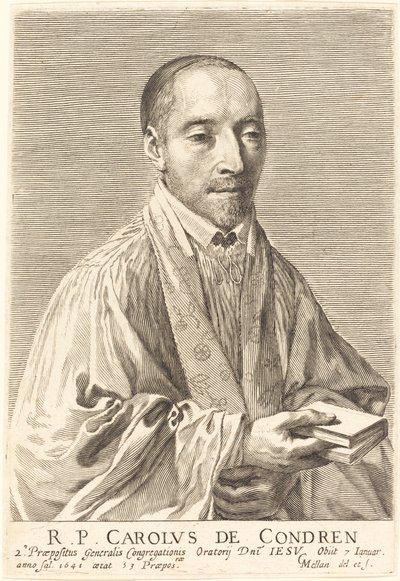 Charles de Condren von Claude Mellan