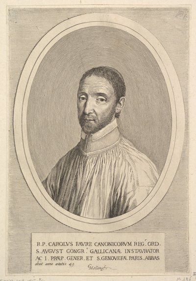 Le Père Charles Faure von Claude Mellan