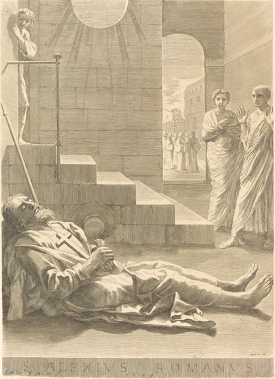 Heiliger Alexis von Claude Mellan