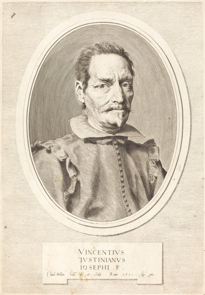 Vincenzo Giustiniani von Claude Mellan