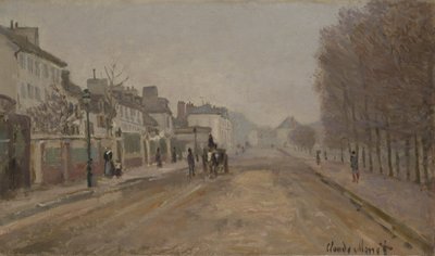 Boulevard Héloise, Argenteuil, 1872 von Claude Monet