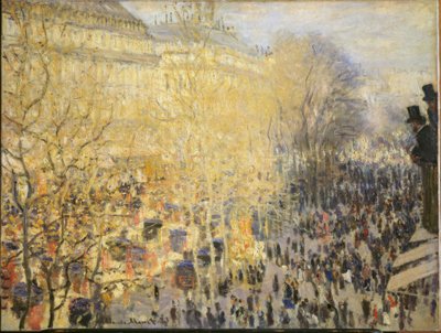 Boulevard des Capucines in Paris von Claude Monet