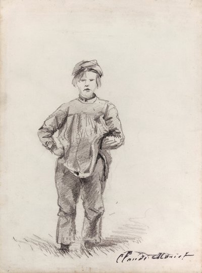 Junge auf dem Land von Claude Monet