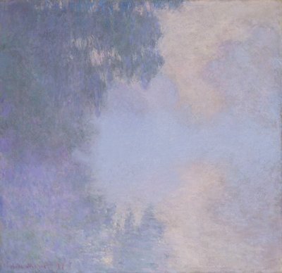 Zweig der Seine in der Nähe von Giverny (Nebel) von Claude Monet