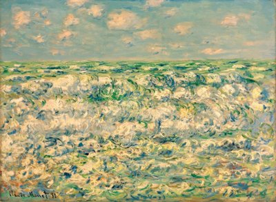 Brechende Wellen von Claude Monet