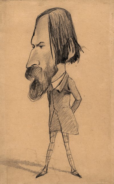 Karikatur von Auguste Vacquerie von Claude Monet