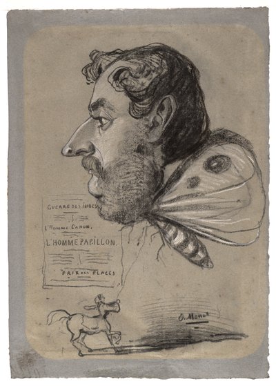 Karikatur von Jules Didier von Claude Monet