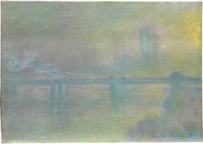 Charing Cross Brücke, London, 1901 von Claude Monet