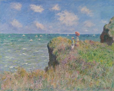 Klippenweg bei Pourville von Claude Monet