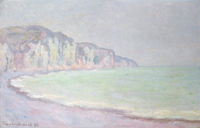 Klippen bei Pourville, 1896 von Claude Monet