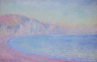 Klippen bei Pourville, Sonnenaufgang von Claude Monet