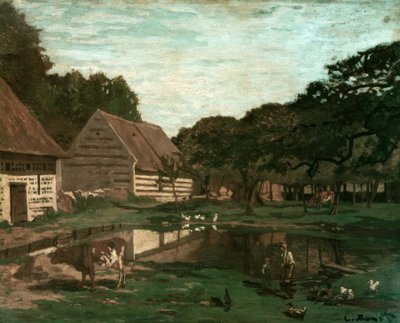 Bauernhof in der Normandie von Claude Monet
