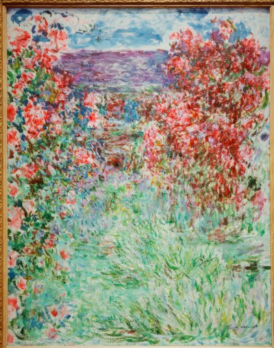 Das Haus zwischen den Rosen von Claude Monet