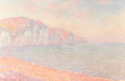 Falaises de Pourville, am Morgen von Claude Monet