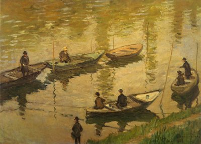 Fischer an der Seine von Claude Monet