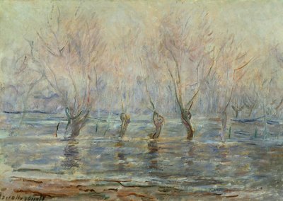 Überschwemmung in Giverny von Claude Monet
