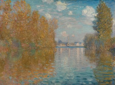 Herbststimmung in Argenteuil von Claude Monet