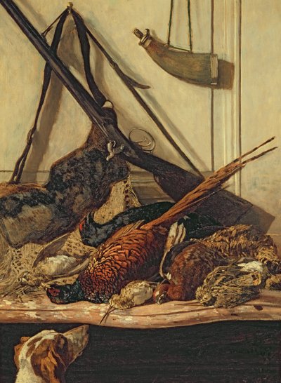 Jagdtrophäen, 1862 von Claude Monet