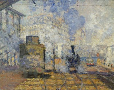Der Bahnhof Saint-Lazare von Claude Monet