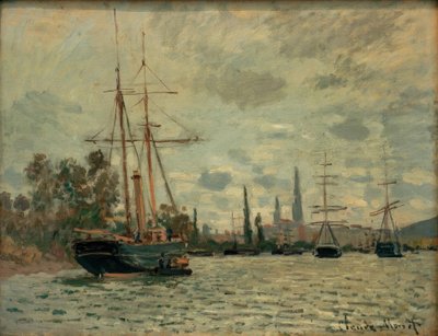 Die Seine bei Rouen von Claude Monet