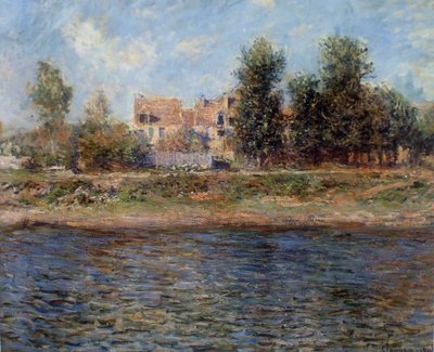 La berge de La Seine, 1880 von Claude Monet
