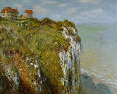 Die Klippe bei Dieppe von Claude Monet